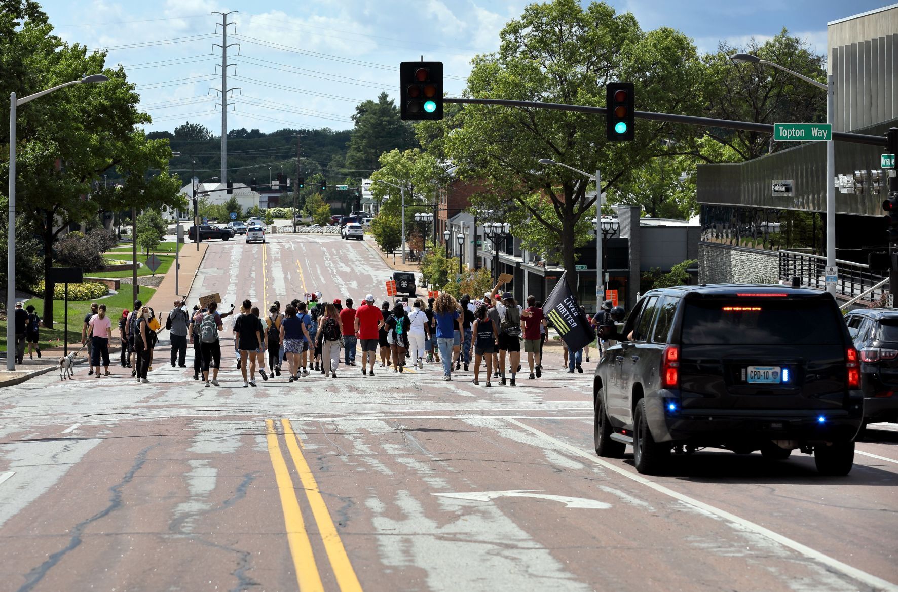 Protesters march for Michael Brown, call for charges against Darren Wilson